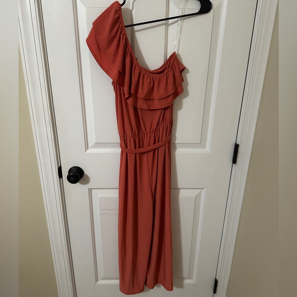 GILLI Connor Jumpsuit in Burnt Orange - Medium
